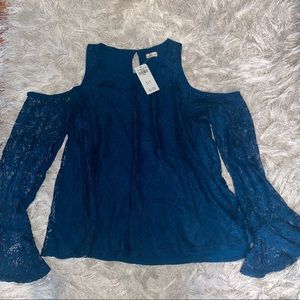 NWT Blue Lace Hollister Top
